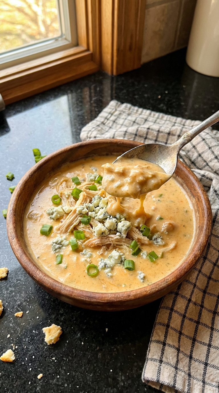 Buffalo Chicken Soup for Cold Days