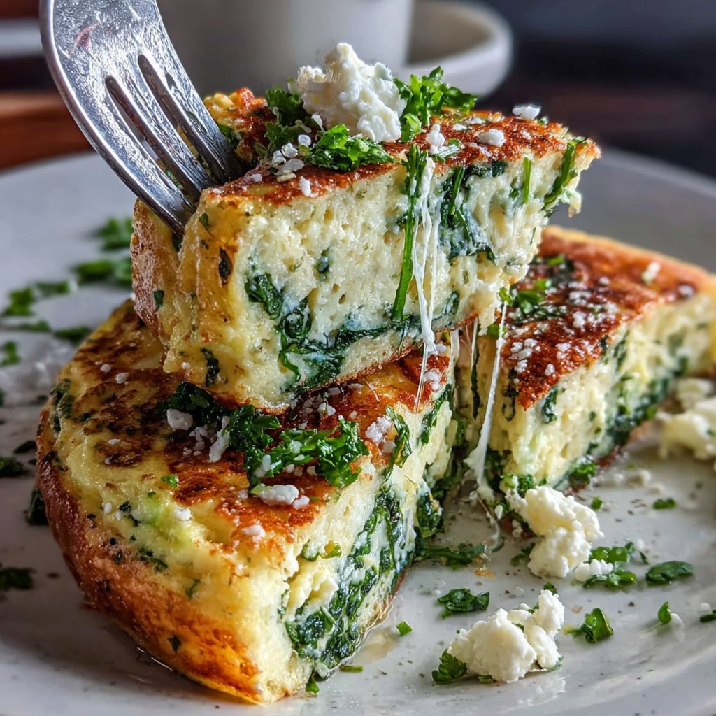 Spinach and Feta Omelet