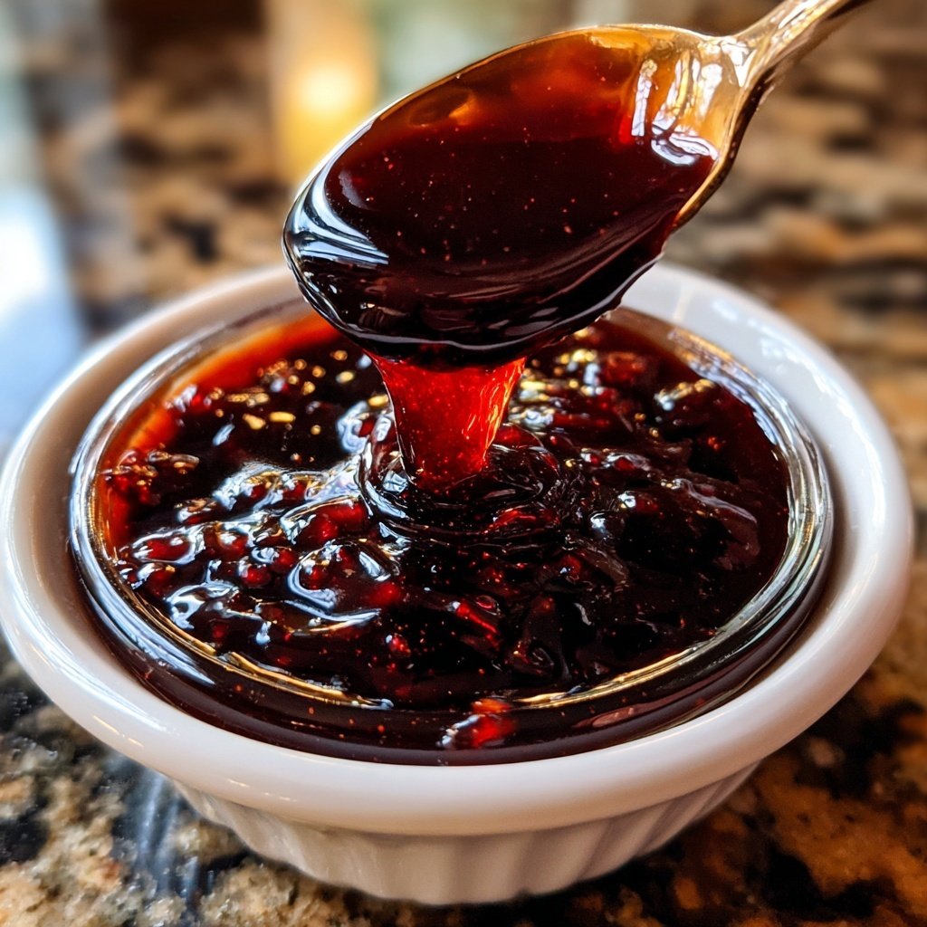 Pomegranate Balsamic Glaze for Holiday Roasts​