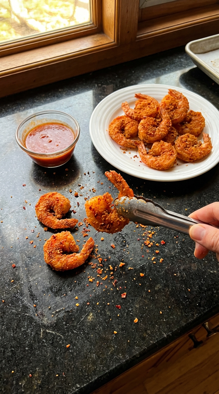 Hot and Spicy Fried Shrimp