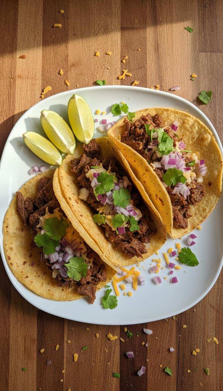 Beef Barbacoa Tacos