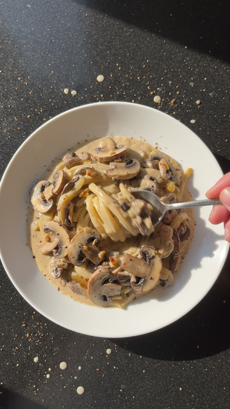 Creamy Mushroom Stroganoff
