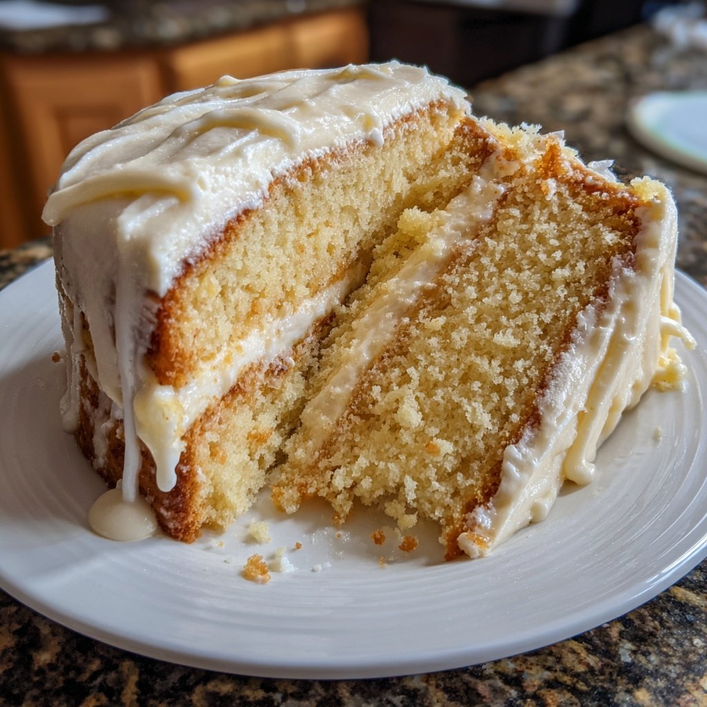 Copycat Costco Vanilla Cake
