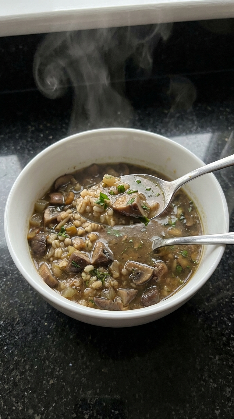 Mushroom and Barley Soup