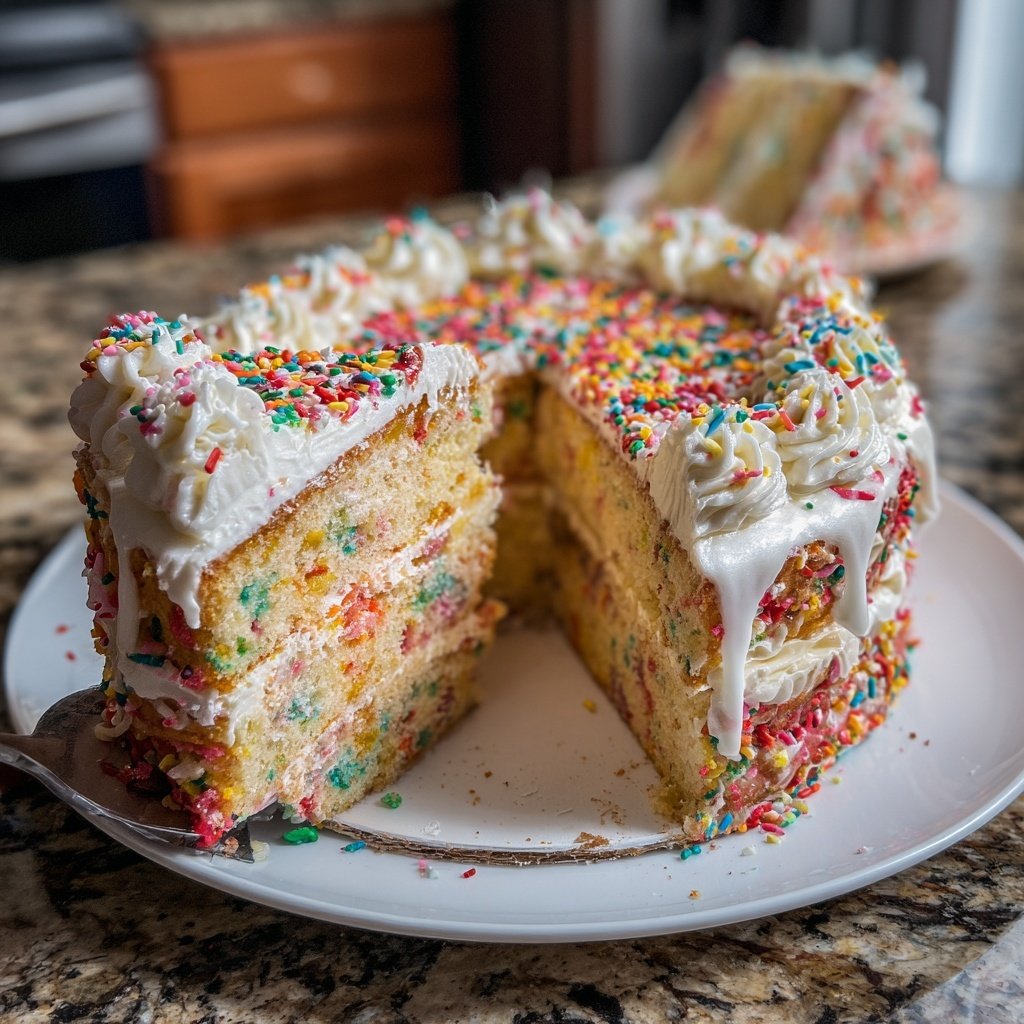 Galentine's Confetti Cake Surprise