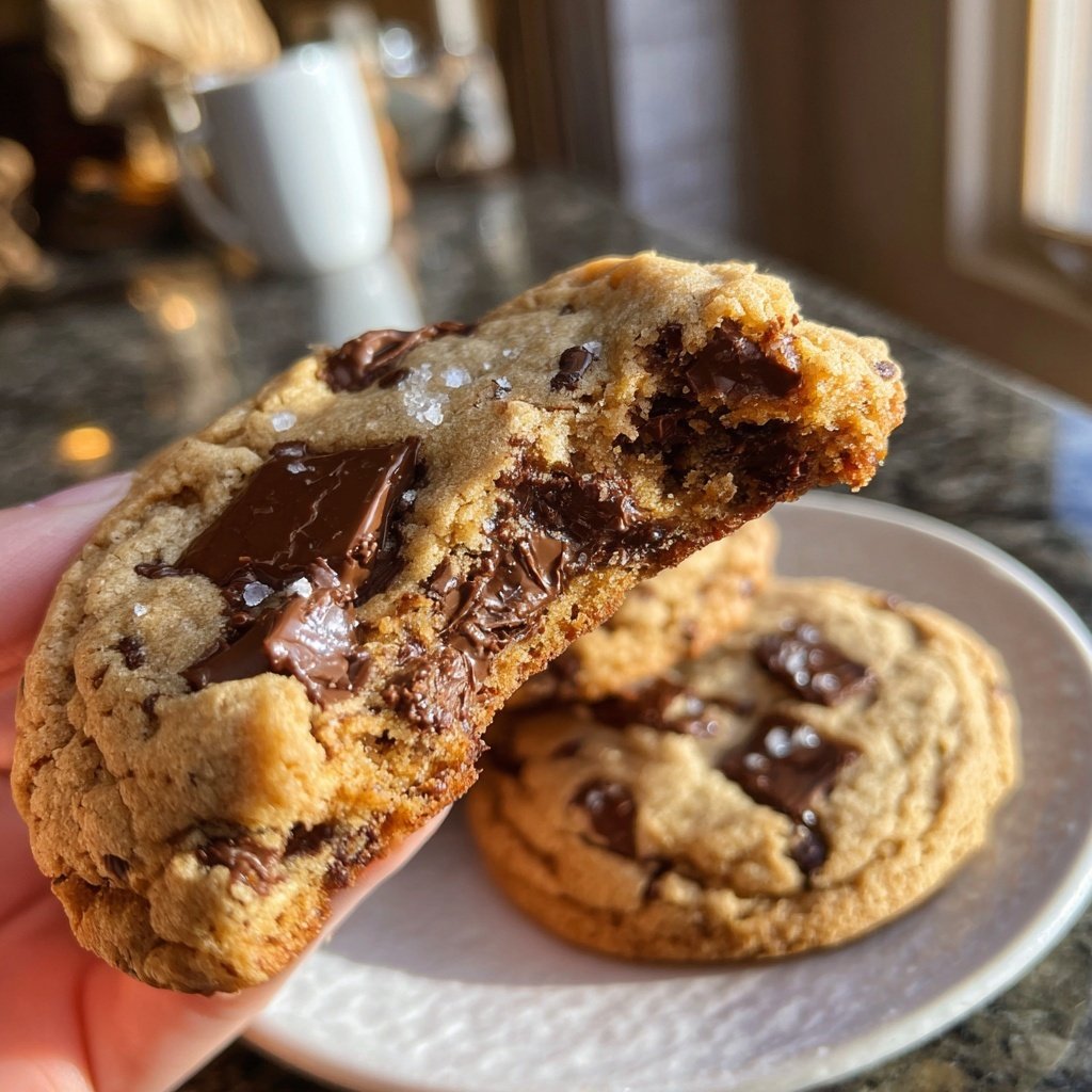 Brown Butter Sea Salt Chocolate Chip Cookies​