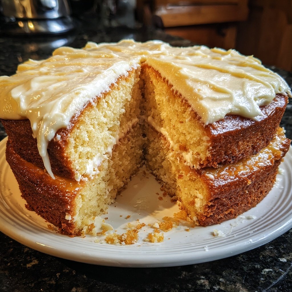 Classic Moist Vanilla Butter Cake
