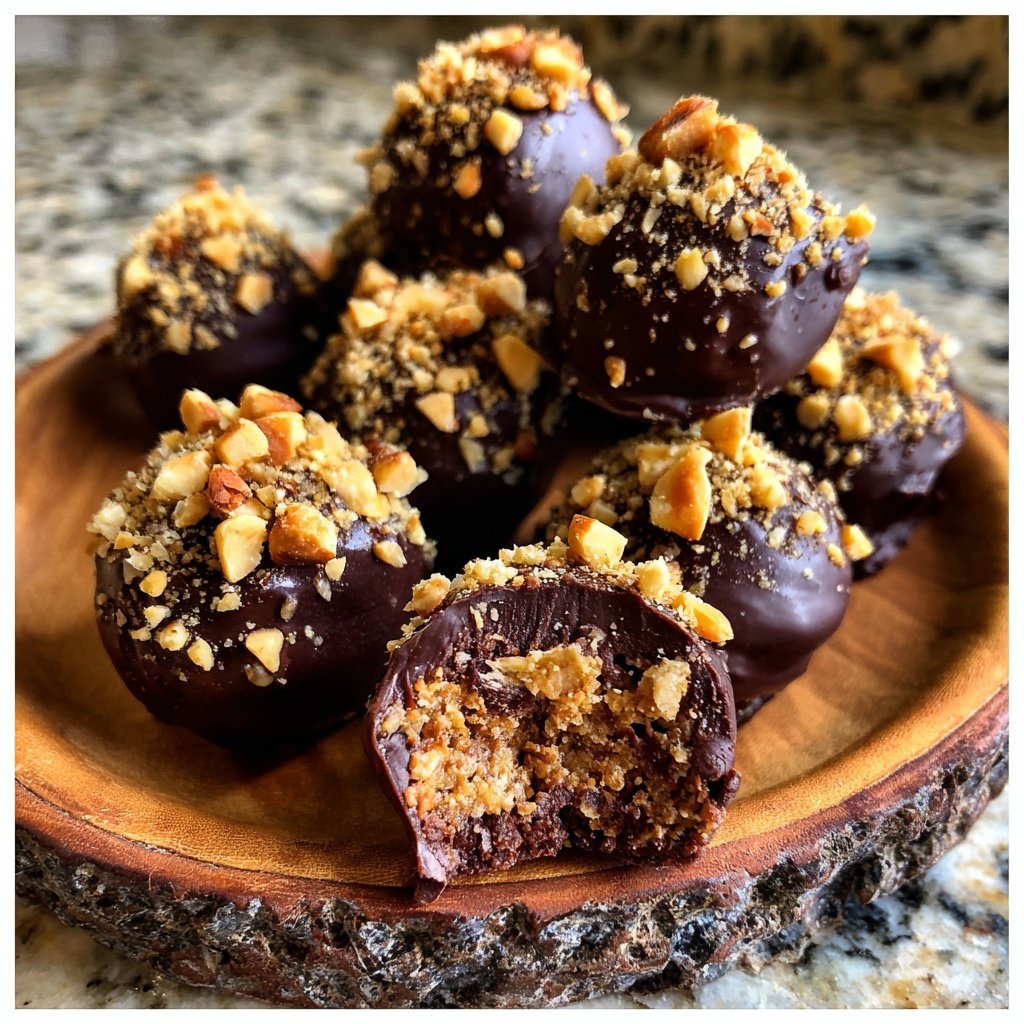 Hazelnut Espresso Truffle Bites