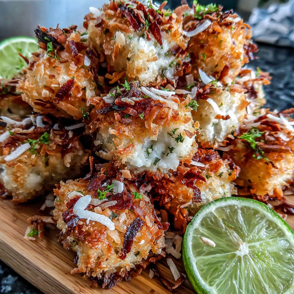 Coconut-Lime Tofu Bites