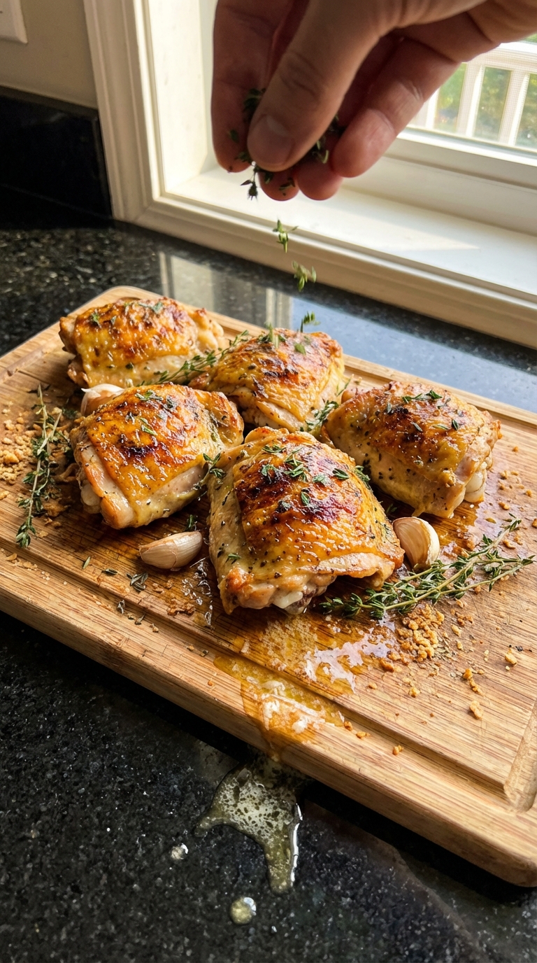 Herb-Roasted Chicken Thighs
