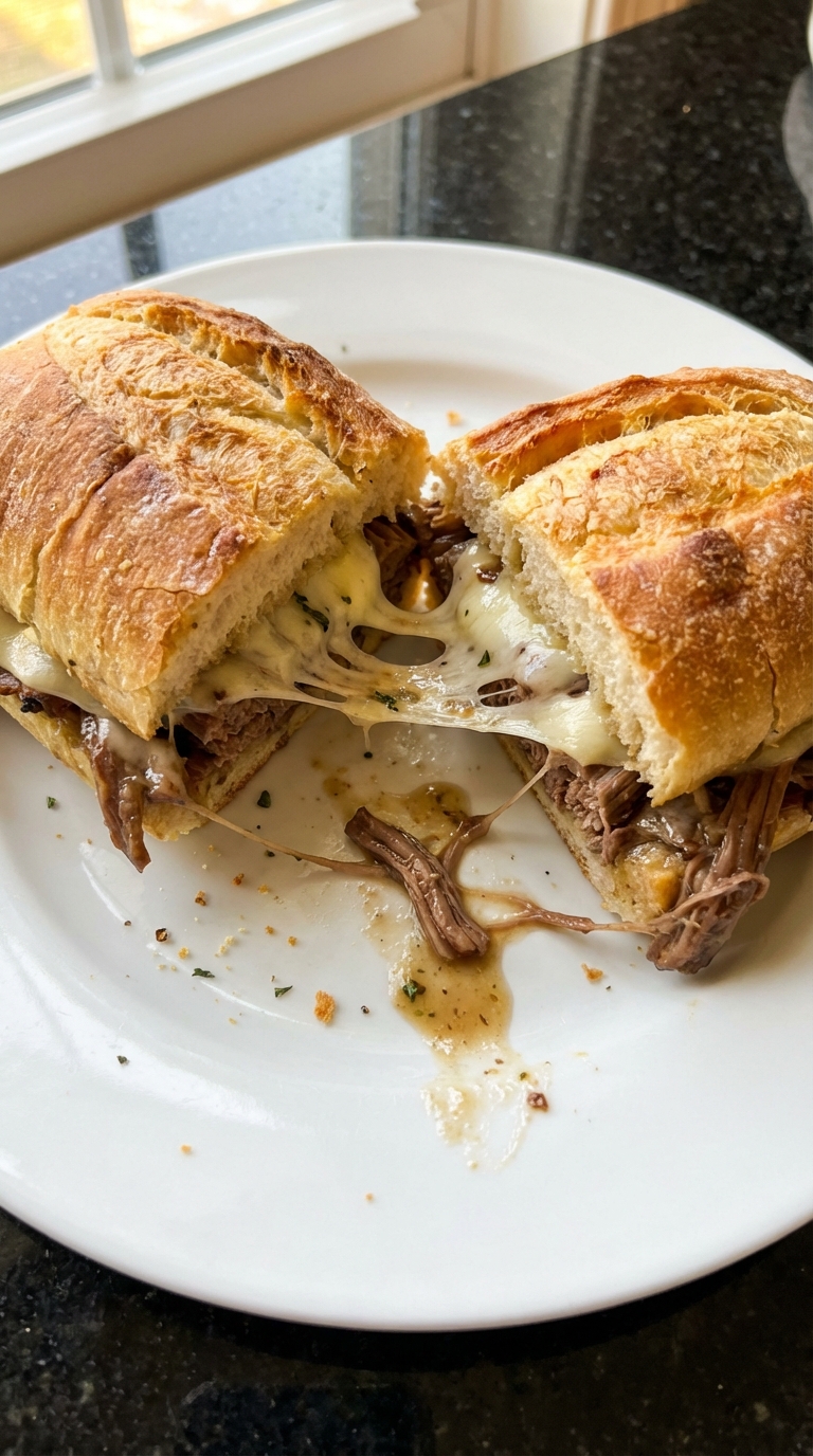 Italian Beef and Cheese Melts
