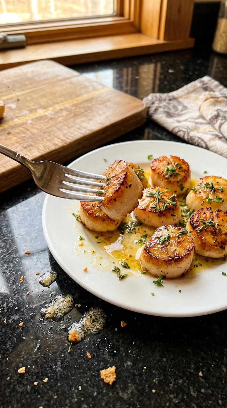 Citrus Butter Seared Scallops