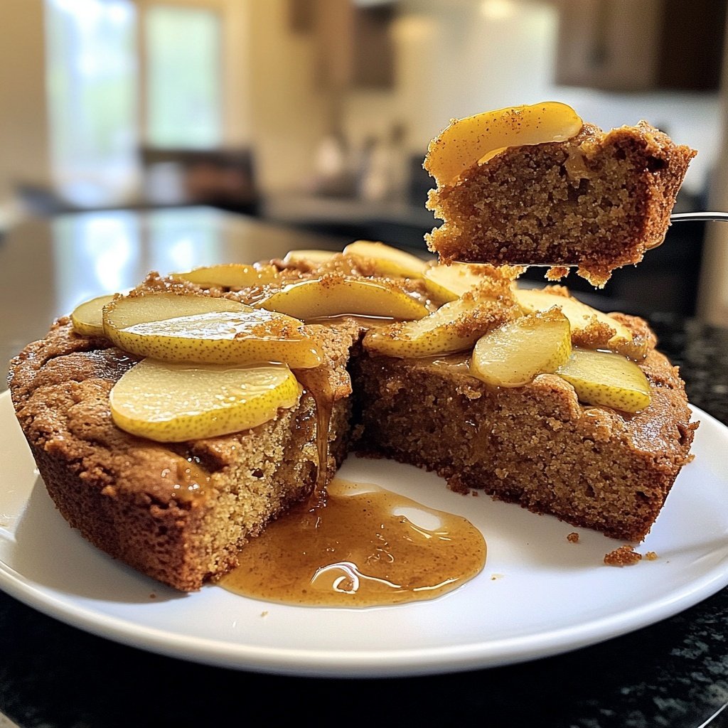 Capricorn Pear Gingerbread Cake