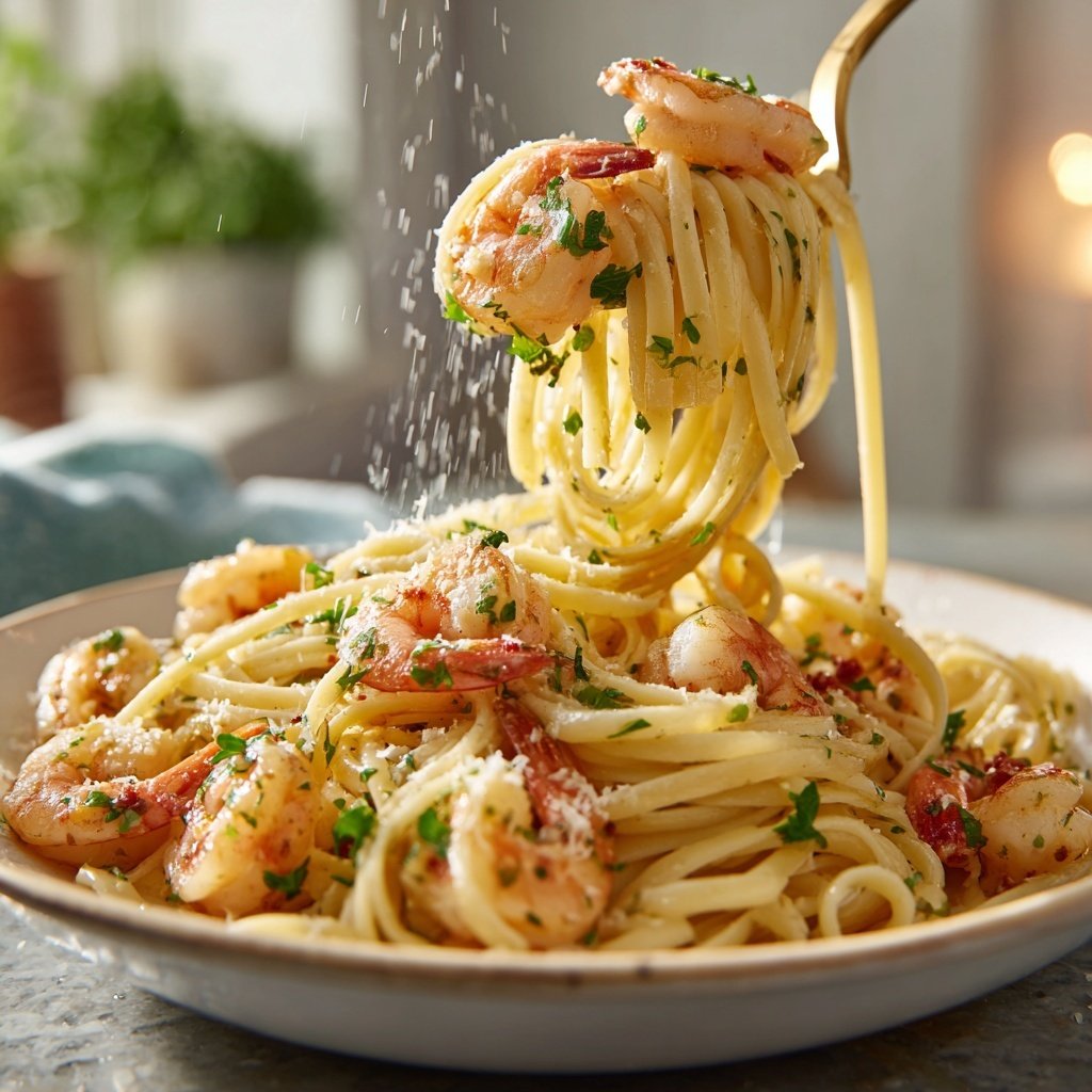 Quick Shrimp Pasta Dish