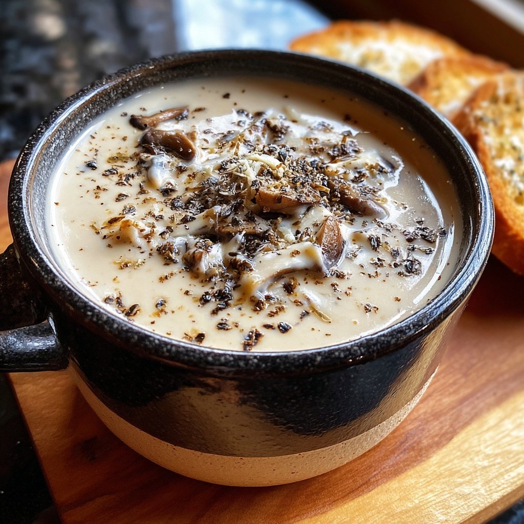 Exquisite Wild Mushroom Fondue