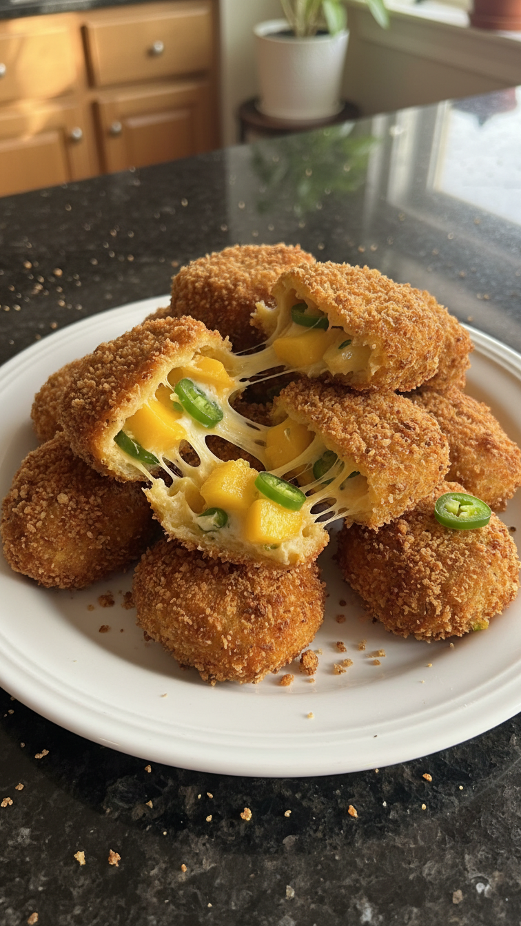 Mango Jalapeno Salsa Poppers