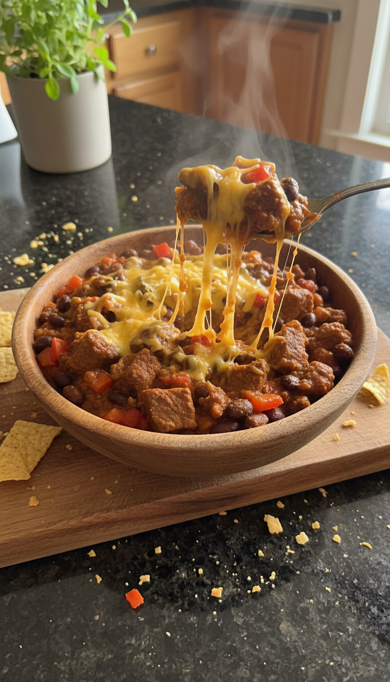 Southwestern Beef Chili Burst