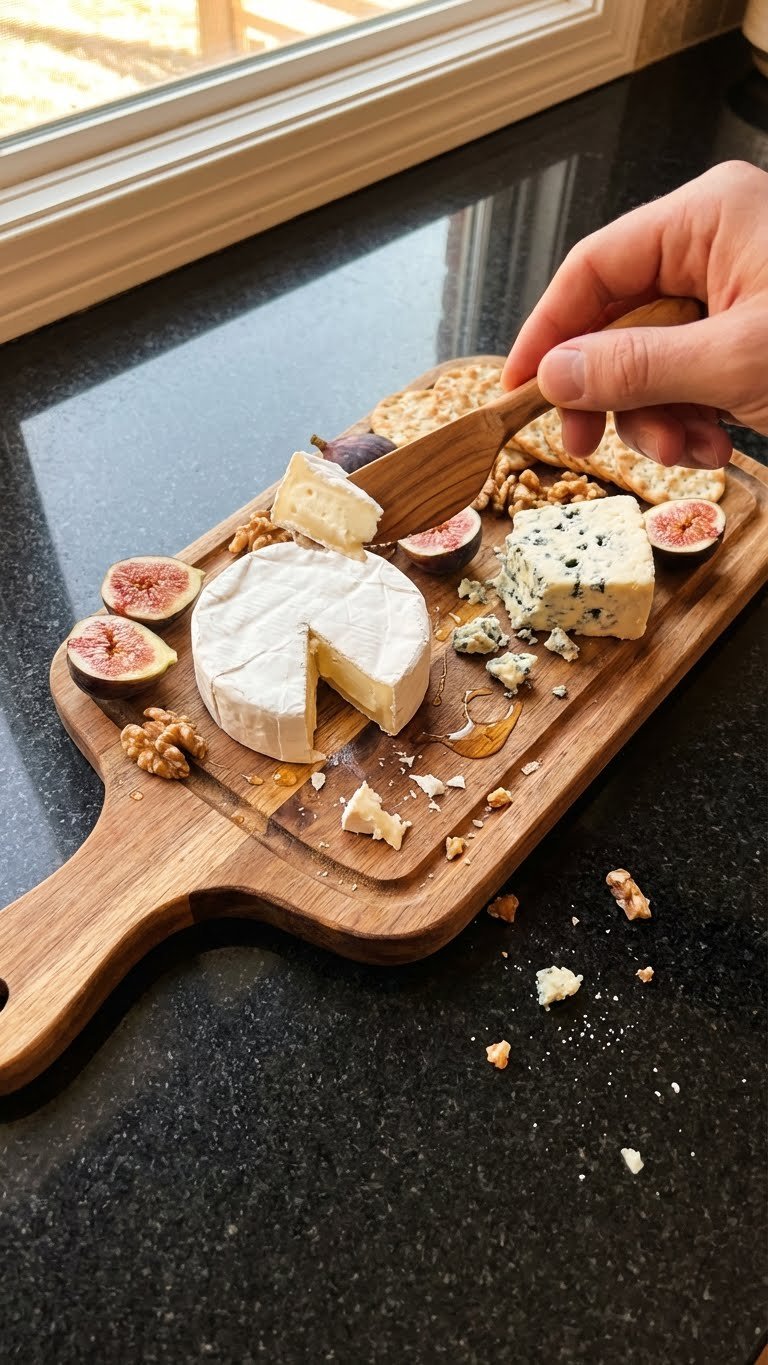 Elegant Fig and Cheese Board