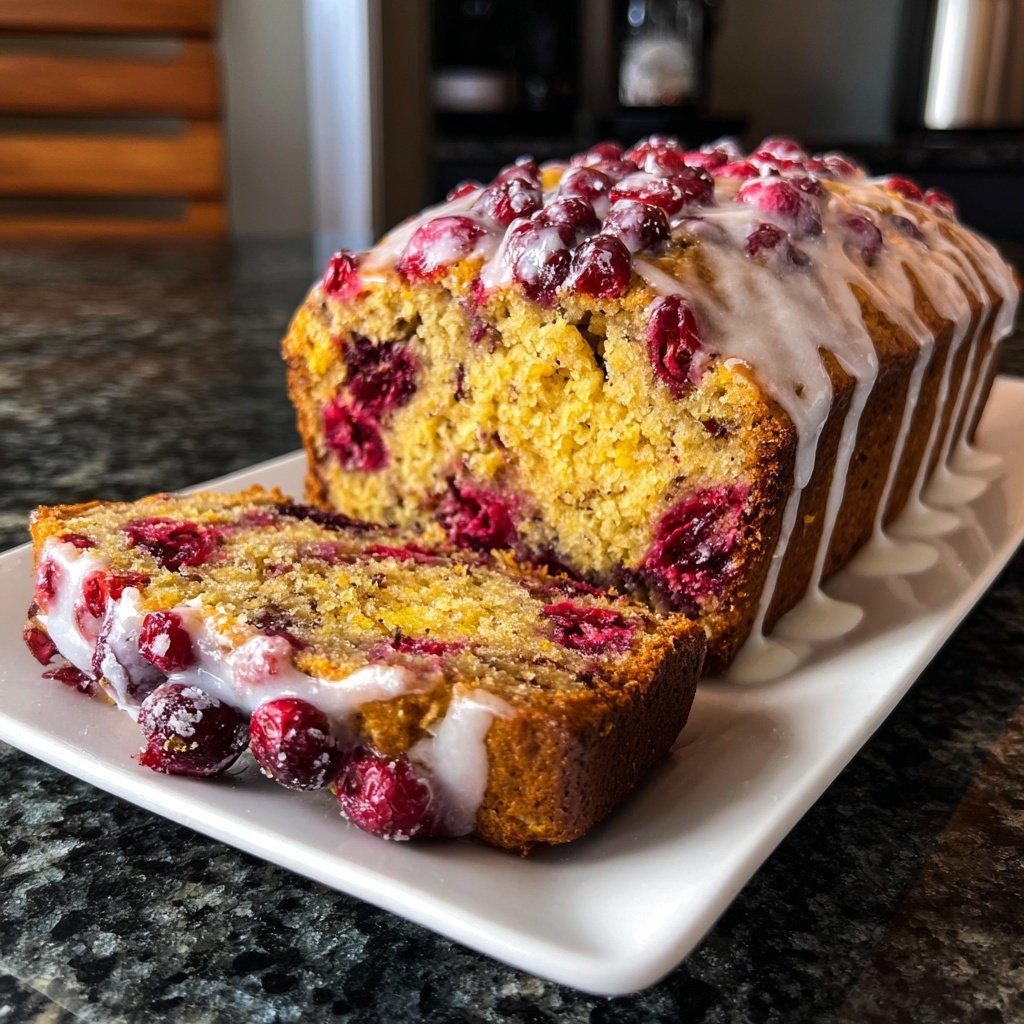Orange Cranberry Breakfast Loaf