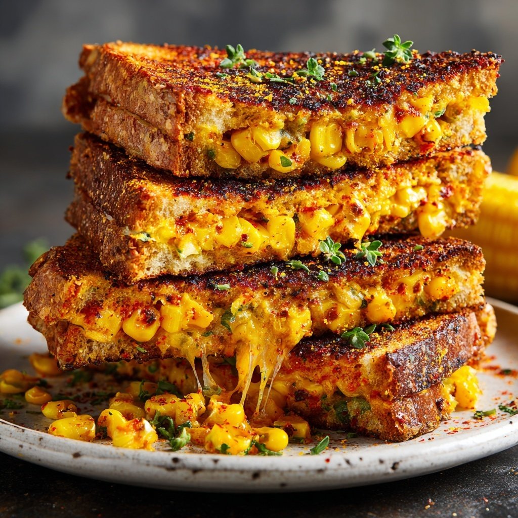 Masala Corn Toasties Spiced Indian