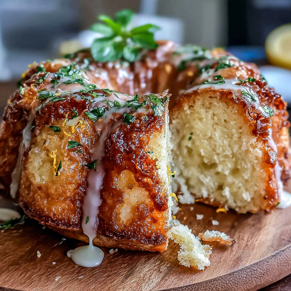 Saffron-Infused Spring Bundt Cake