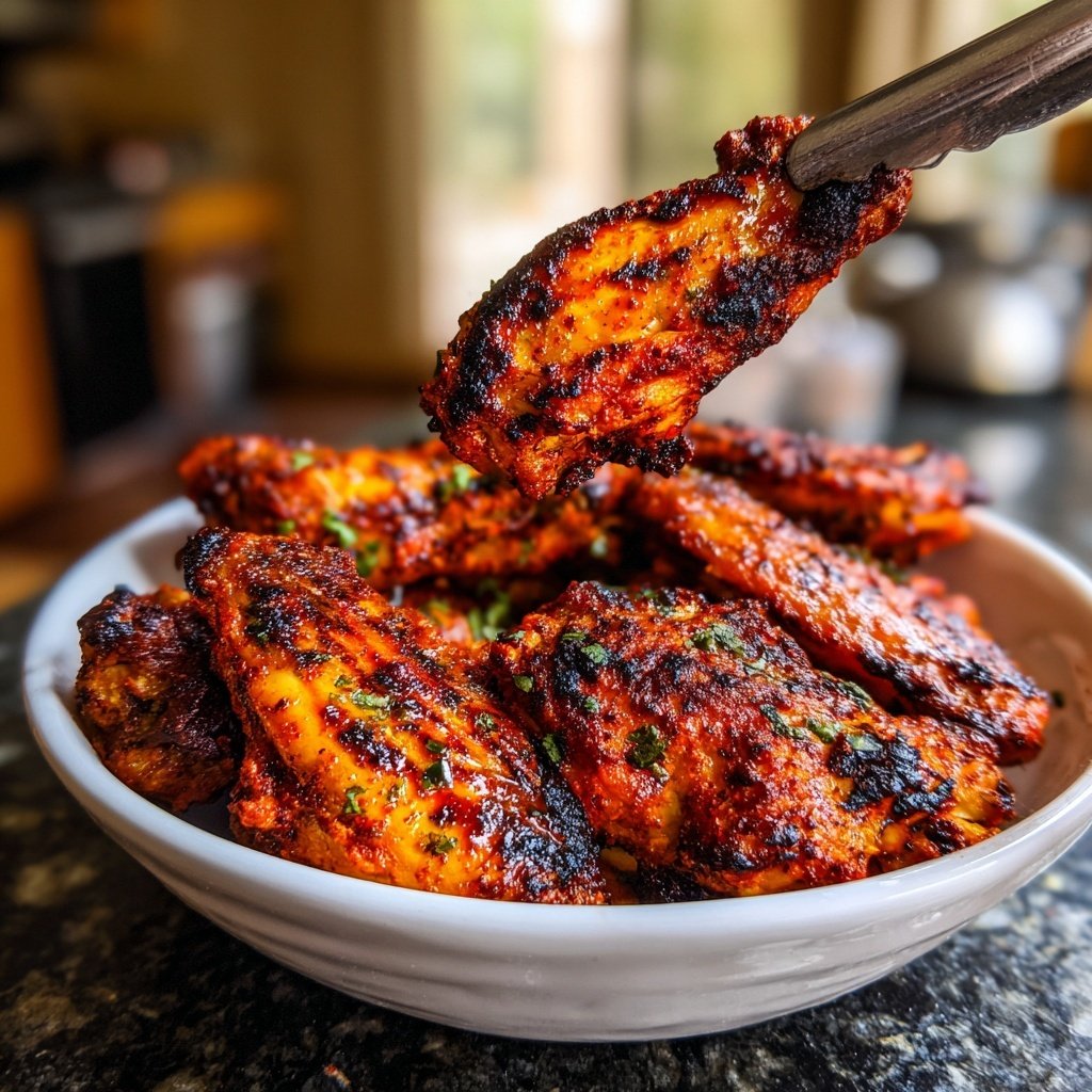 Tandoori Wings with Indian Spices
